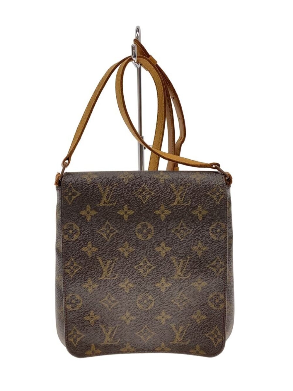 LOUIS VUITTON Musette Salsa Monogram Canvas Short Shoulder Bag Brown